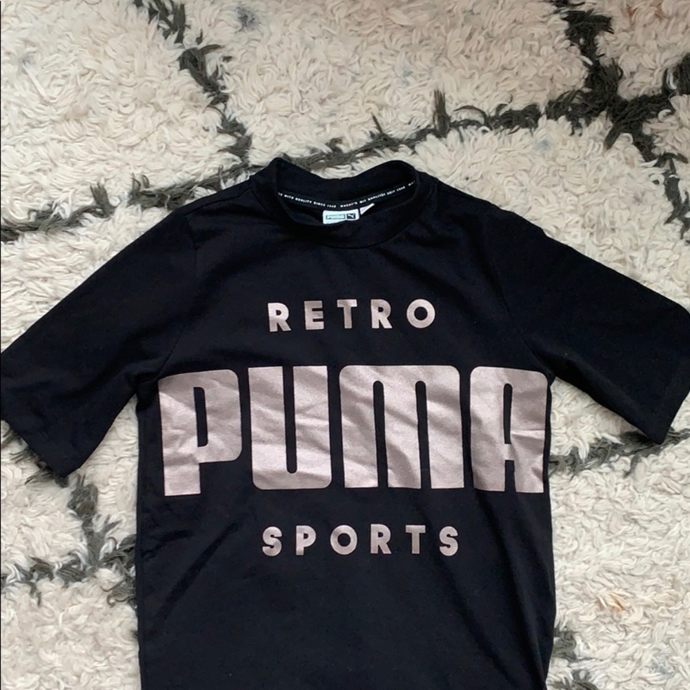 Retro cut puma t shirt